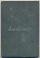 ~1916. "Fischer József 1838-1916" Zn emlékplakett (49x70mm) T:1- kis oxidáció