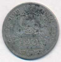 Német Államok / Brandenburg-Ansbach 1765S 20kr Ag "Alexander" (6,43g) T:2-,3
German State...