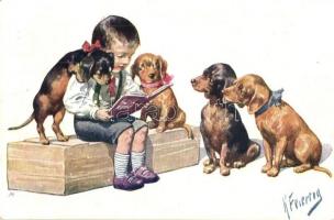 20 db régi motívumlap: üdvözlőlapok, hölgyek, művészlapok / 20 pre-1945 motive cards: greeting cards...