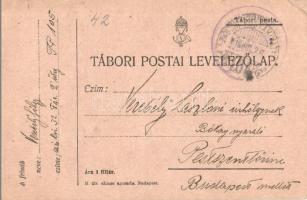 1916 K.u.K. 32. Inf. Trp. Div. Feldpostkarte / A 32. gyaloghadosztály háborús története. Osztrák-mag...