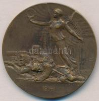 Osztrák-Magyar Monarchia 1914. "Az első világháború kezdete" Br emlékérem. Szign.: Rudolf ...