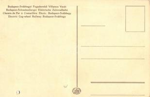 Budapest XII. Svábhegyi Fogaskerekű Villamos Vasút, lekezelt menettérti jegy