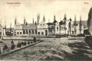 1907 Pécs, Országos kiállítás - 3 db régi képeslap / 3 pre-1945 postcards