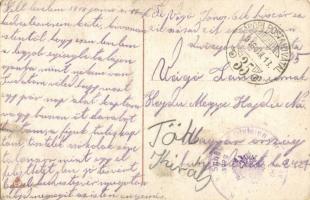 Im Schützengraben. Liebesgaben aus der Heimat / WWI Austro-Hungarian K.u.K. military, soldiers in th...