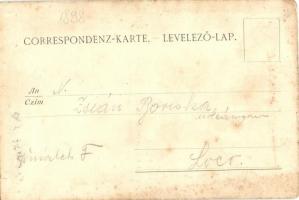 SMS Kronprinz Rudolf an der dalmatinischen Küste. K.u.K. Kriegsmarine art postcard. A. Reinhard'...