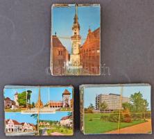 300 db modern színes magyar városképes lap az 1960-70-es évekből, vidéki települések / 300 modern colored Hungarian town-view postcards from the 1960s and 70s