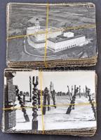 200 db modern fekete-fehér magyar városképes lap az 1950-70-es évekből / 200 modern black-and-white Hungarian town-view postcards from the 50s and 70s