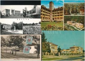 49 db MODERN magyar városképes lap / 49 modern  Hungarian town-view postcards