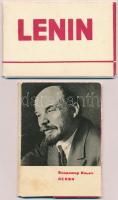 2 db MODERN Lenin képeslapsorozat saját tokjaiban összesen 24 lappal / 2 modern Lenin postcard series in their own cases, 24 cards all together