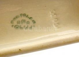 Porţelanul Cluj szarvas, kézzel festett, jelzett, apró kopásnyomokkal, m: 17 cm