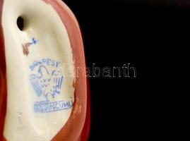 Aquincumi cipőfűző kisfiú, kézzel festett, jelzett, hibátlan, m: 11 cm