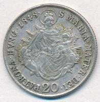 1848B 20kr Ag "V. Ferdinánd" T:2
Adamo B5