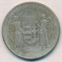 1930. 5P Ag "Horthy jobbra" T:3  
Adamo P8