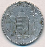 1930. 5P Ag "Horthy jobbra" T:3  
Adamo P8