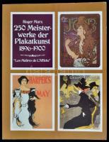 Roger Marx: 250 Meisterwerke der Plakatkunst 1896-1900. Les Maitres de LAffiche. Gütersloh,1978, Prisma, Gütersloh, 32 p.+ 64 t. Színes illusztrációkkal. Német nyelven. Kiadói papírkötés.