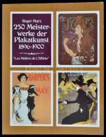 Roger Marx: 250 Meisterwerke der Plakatkunst 1896-1900. Les Maitres de L'Affiche." Gütersloh,1978, Prisma, Gütersloh, 32 p.+ 64 t. Színes illusztrációkkal.  Német nyelven. Kiadói papírkötés.