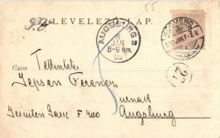 1900 Körmend, Korona szálloda és kávéház télen, Rosenbaum Zsigmond, Schwarcz Lipót üzlete. photo