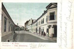 1900 Magyaróvár, Mosonmagyaróvár; Fő utca. Ant. Kumpf kiadása és felvétele (EK)