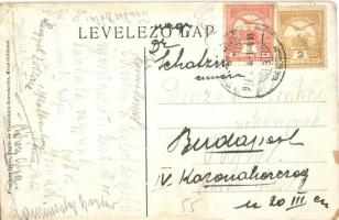 Magyaróvár, Mosonmagyaróvár; Fő utca. Kiadja Pingitzer Ignác (kopott sarkak / worn corners)