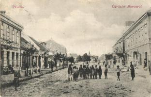 1906 Moson, Fő utca, Otthon kávéház. Kiadja Freitag Frigyes (EK)