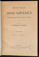 Sven Hedin: Ázsia szívében I-II. kötet. Fordította: Dr. Thirring Gusztáv. Magyar Földrajzi Társaság ...