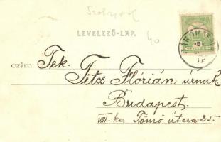 1906 Jászjákóhalma, Római katolikus templom. Kiadja Brünauer Adolf (EK)