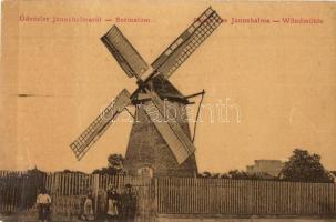 Jánoshalma, Szélmalom / windmill. W.L. 1913. (r)