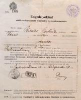 1901-1946 Vegyes papírrégiség tétel, db, meghívók (3 db, 1927, műegyetemi Technikus-bál, esküvői meg...