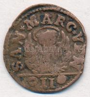 Olasz Államok / Velence / Dalmáciai és Albánia gyarmat 1684-1700. 2S Cu T:3 patina Italian States / Venice / Colony of Dalmatia and Albania 1684-1700. 2 Solidi Cu C:F patina