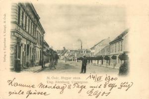 1900 Magyaróvár, Mosonmagyaróvár; Magyar utca, Günther Adolf üzlete