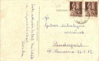 Nagyvázsony, Községháza, Állami iskola, Gyógyszertár. Kiadja Deutsch Lipót (EB)