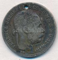 1891KB 1Ft Ag Ferenc József / Fiume címer T:2-,3 ly. Adamo M15