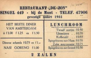 Soltvadkert, Soltvadkert-Tázlár vasútállomás, létra, vasutasok; hátoldalon a "Restaurant de Zon...