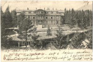 1902 Alsótátrafüred, Unter-Schmecks, Dolny Smokovec (Tátra); Sas szálloda. Feitzinger Ede 38.a. / Hotel Adler