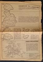 1946 A béketervezetek térképei. Bp., Légrády, lapszéli kisebb szakadásokkal, és gyűrődésekkel, 16 p....