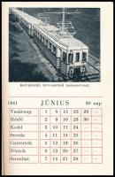 1941 Ganz és Társa 1941-es noteszfüzet. Bp., Révai. Benne fekete-fehér fotókkal, rajta a Ganz gyár t...