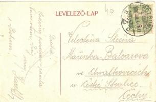 1906 Pozsony, Pressburg, Bratisalva; az Osztrák-Magyar Haditengerészet "Temes" monitorja a...