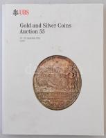 UBS - Gold and Silver Coins Auction 55 - 16-18 September 2002, Zürich. Árverési katalógus, elkelési listával