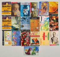 19 db magyar telefonkártya, 8-10 000 példányos kiadások