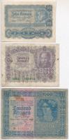 Ausztria 1922-1933. 6db-os vegyes bankjegy tétel, mindegyik lezárt fóliában, közte 1933. 10Sch T:III...