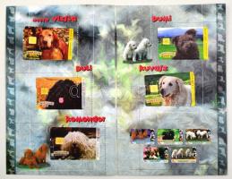 Magyar kutyafajták telefonkártyákon, 5 db különböző, dísztokban