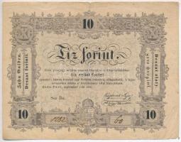 1848. 10Ft Kossuth Bankó T:III,III-  Adamo G111