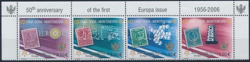 2006 Bélyeg sor ívsarki 4-es csíkban, Stamp set Mi 108-111 I