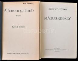 Magyar Irodalom Tanítómesterei sorozat 2 kötete:
Lőrinczy György: Május király.+Kádár Lehel: A háro...