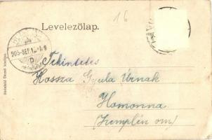 1905 Ungvár, Uzshorod, Uzhorod; vár. Kiadja Steinfeld Dezső / castle (EK)