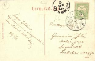 1907 Ungvár, Uzshorod, Uzhorod; Nagyhíd utca, híd, üzlet. Kiadja Steinfeld Dezső / street view, brid...