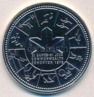 Kanada 1978. 1$ Ag Nemzetközösségi Játékok Edmonton eredeti dísztokban T:1 Canada 1978. 1 Dollar Ag Commonwealth Games Edmonton in original case C:UNC