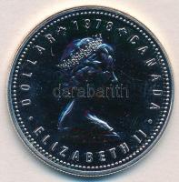 Kanada 1978. 1$ Ag "Nemzetközösségi Játékok Edmonton" eredeti dísztokban T:1
Canada 1978....