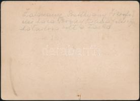 cca 1900 Gróf Batthyány József első háza Zalacsányban, keményhátú fotó, 13x18 cm