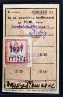 1898-1936 Zalacsányi Bogyay család hagyatéka: Bogyay Elemér keményhátú fotója (Bp.,Strelisky, karcos...